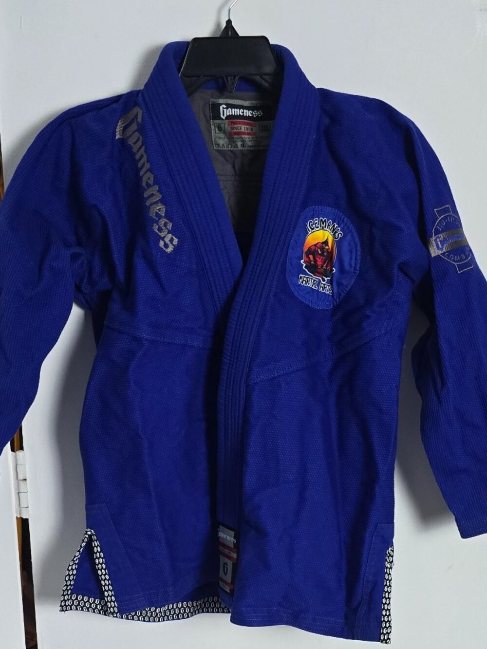 Gameness Feather 2.0 BJJ Gi Royal Blue Size A0 - Excellent Pre-owned Condition